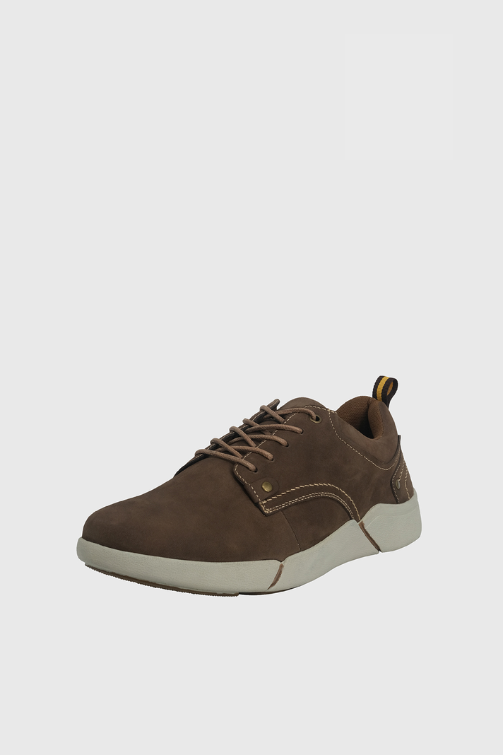 Zapatilla de Cuero Visol Café London Adixt-0