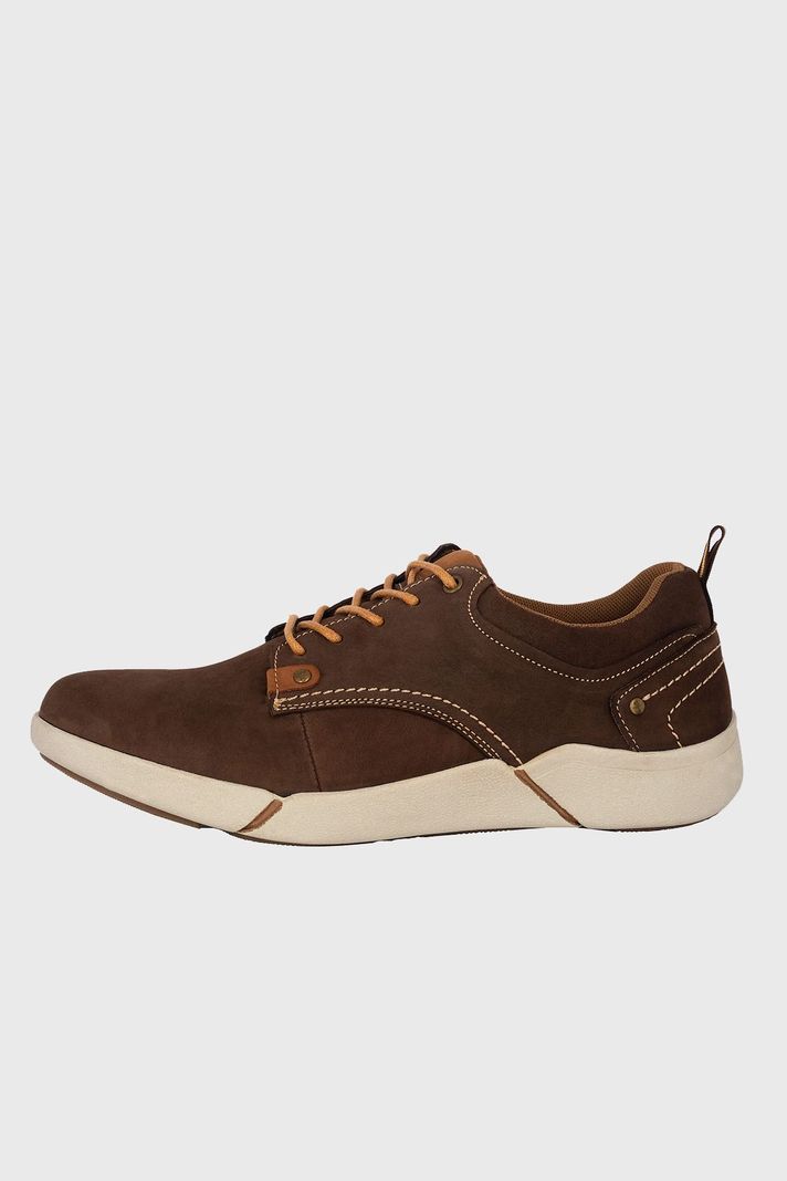 Zapatilla de Cuero Visol Café London Adixt-1