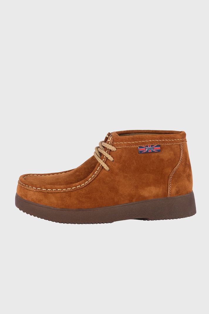 Botin de Cuero Campos Caramelo London Adixt-1
