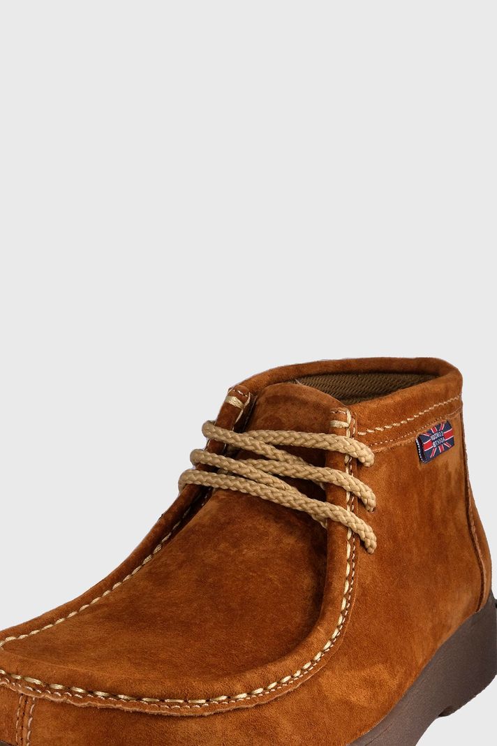 Botin de Cuero Campos Caramelo London Adixt-3