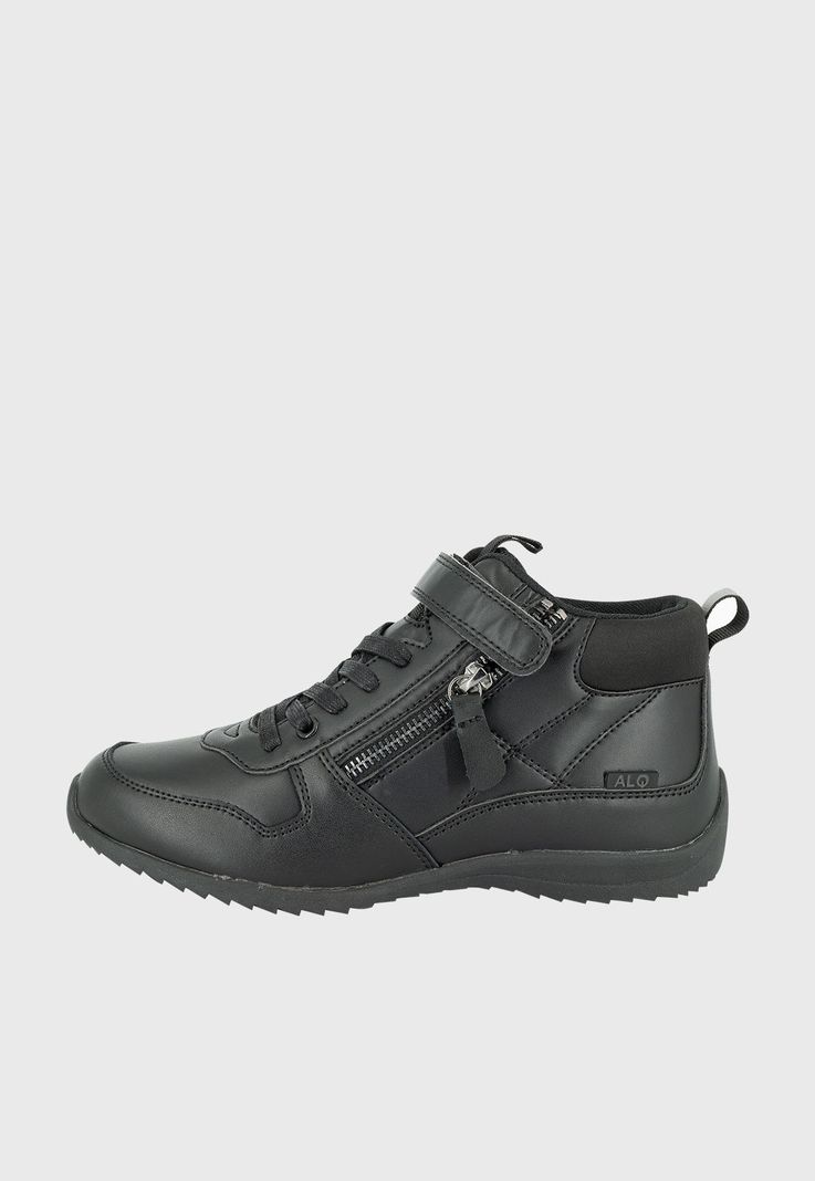 Zapato Escolar Luna Negro Alquimia-1