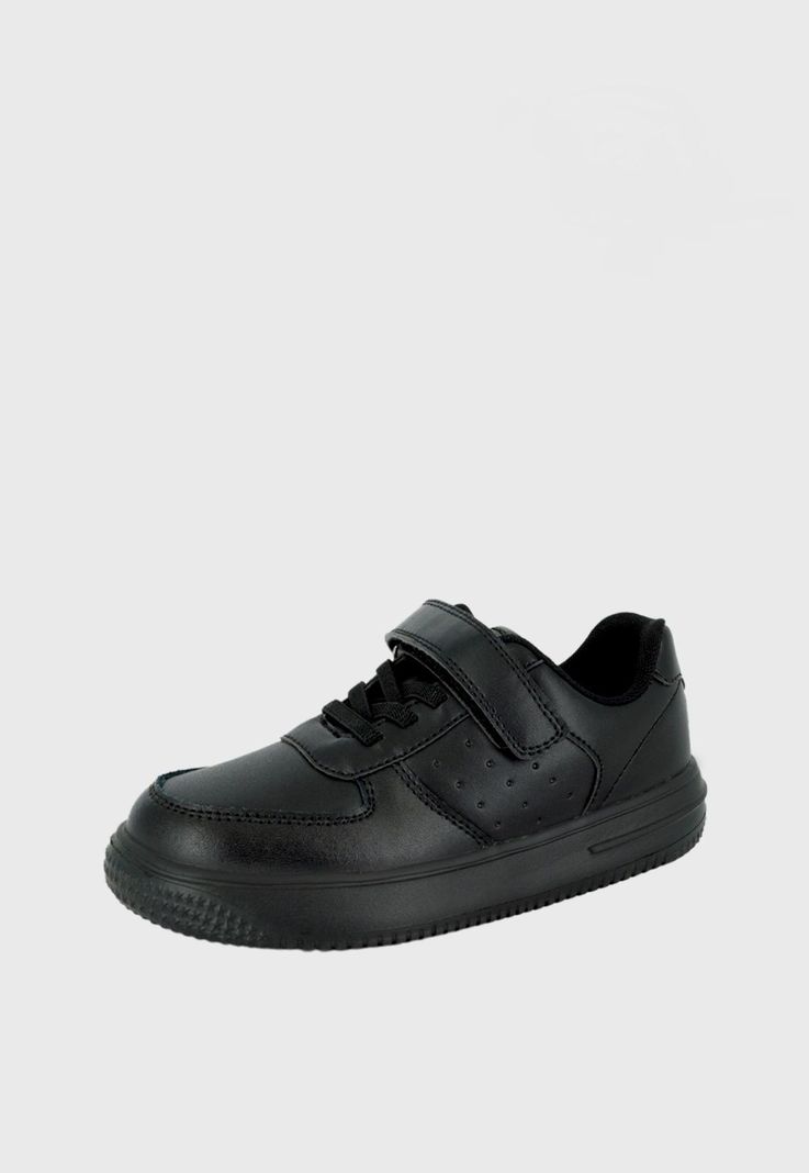 Zapatilla Escolar Lezat Negro UNS-0