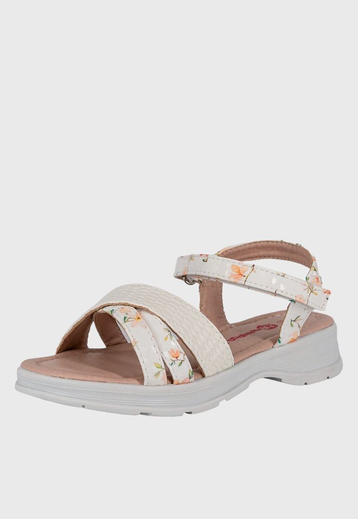 Sandalia Cadier Blanco Bamboo
