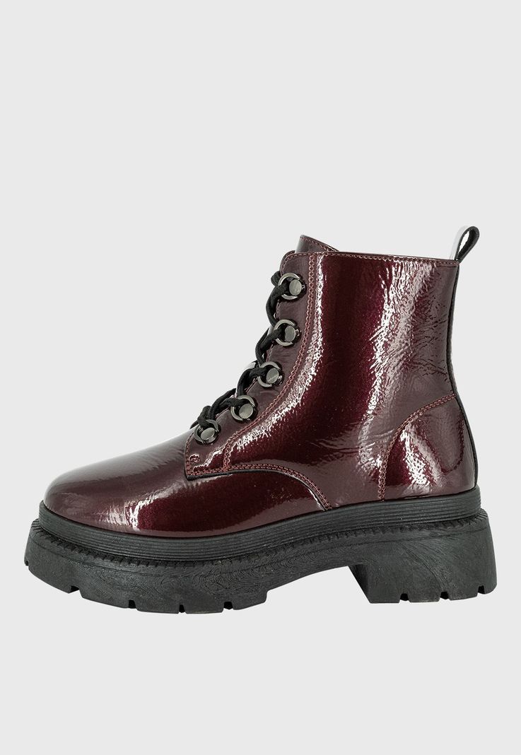 Botin Indo Burdeo Charol Alquimia-1
