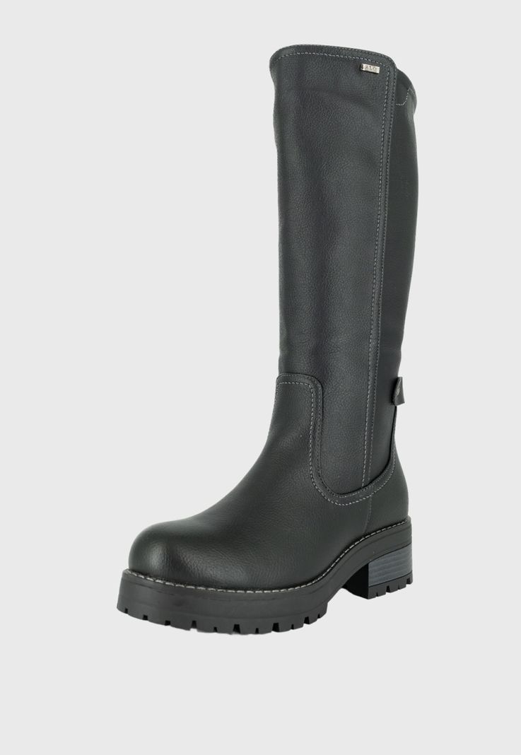 Bota Larga Linne Negro Alquimia-0