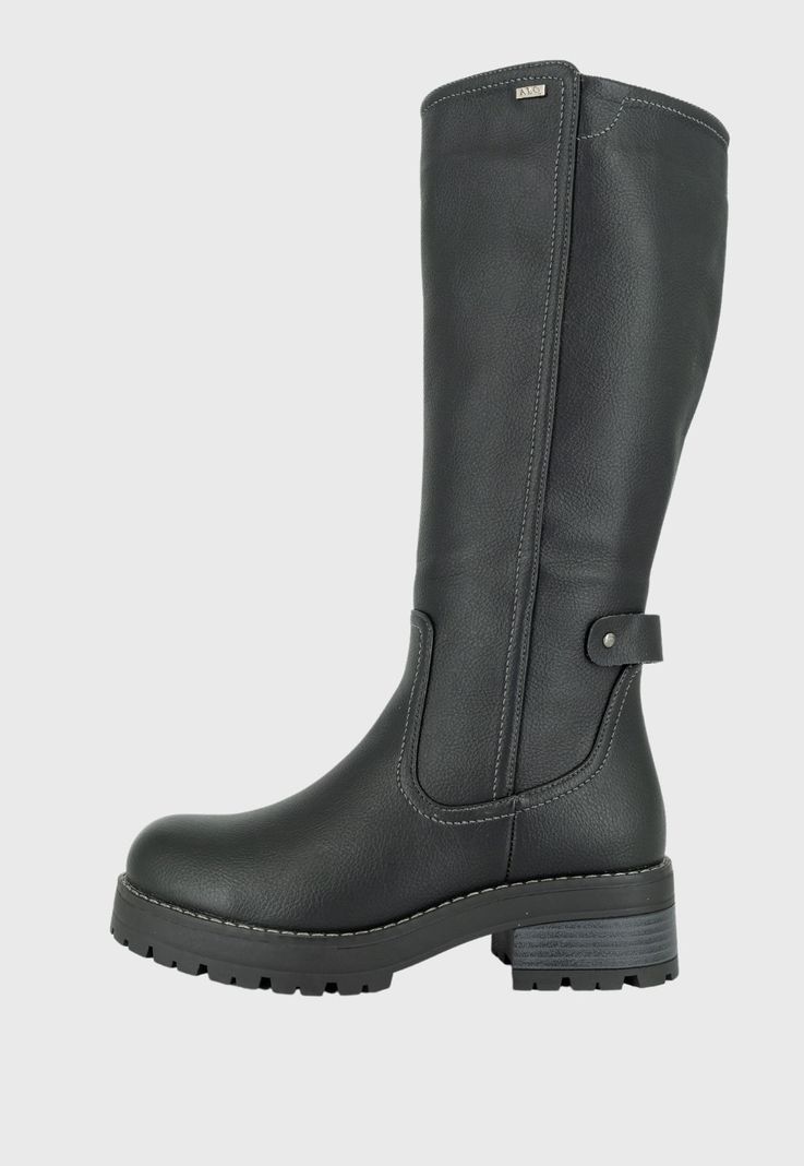 Bota Larga Linne Negro Alquimia-1