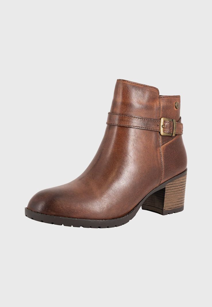 Botin de Cuero Francy Café Alquimia-0