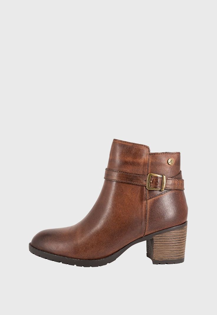 Botin de Cuero Francy Café Alquimia-7