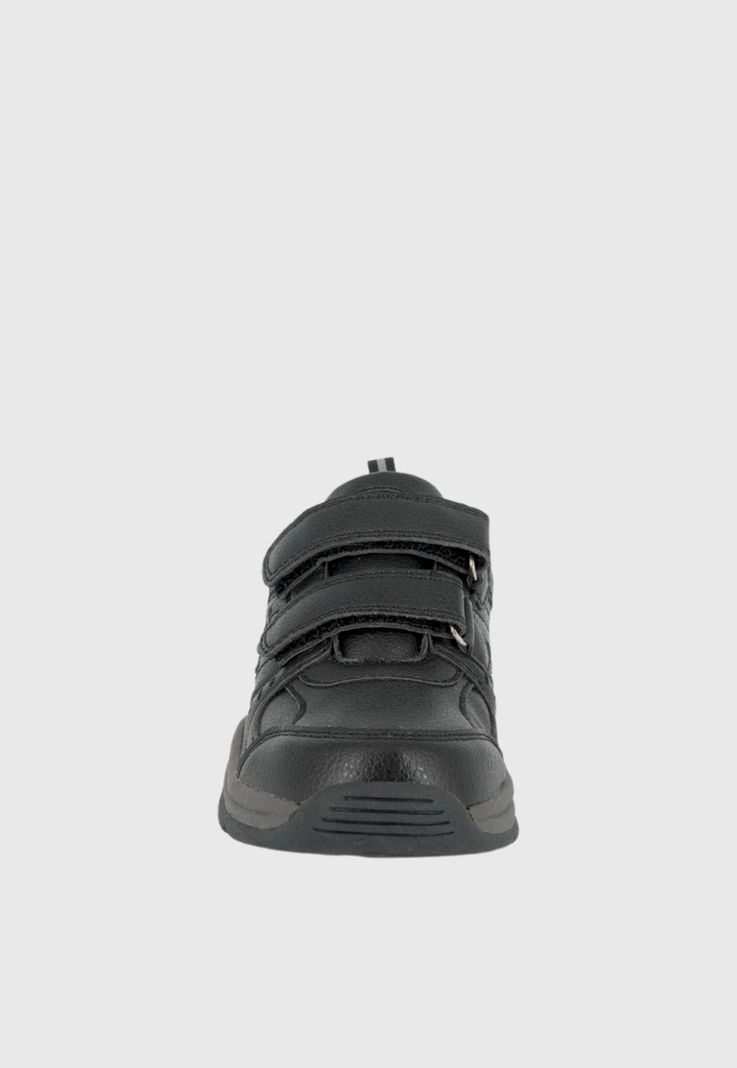 Zapatilla de Cuero Calar Negro UNS-2