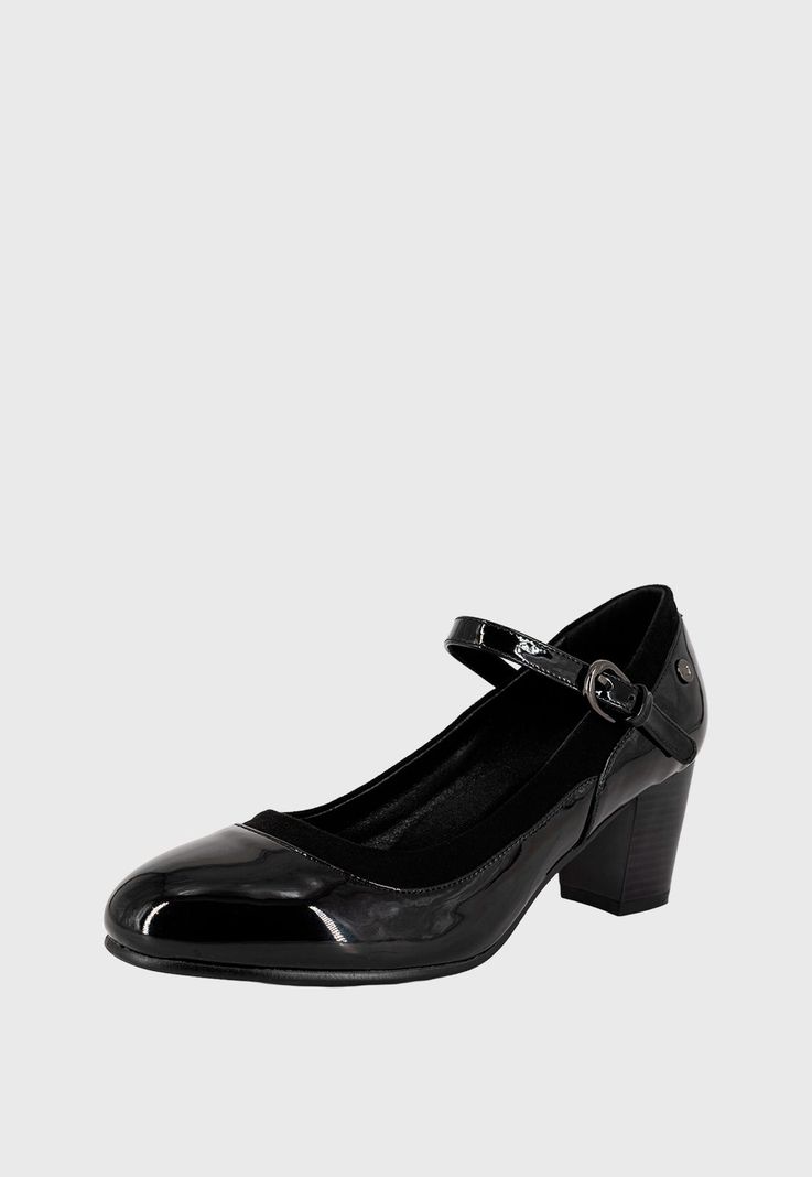 Zapato Cueca Formal Alba Negro Charol Alquimia-0