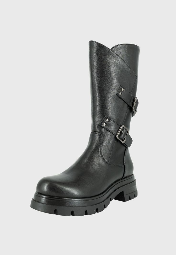 Bota Biker Zara Negro Alquimia-0