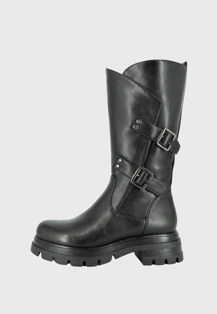 Bota Biker Zara Negro Alquimia-1