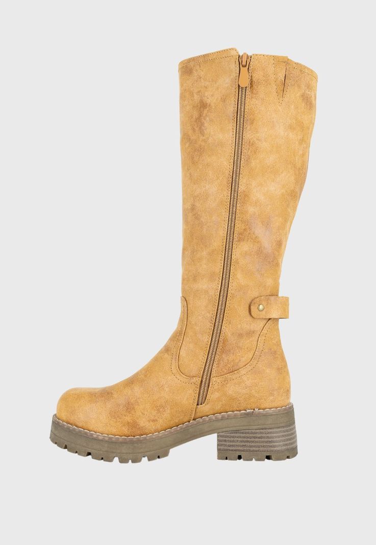 Bota Larga Linne Caramelo Alquimia-3
