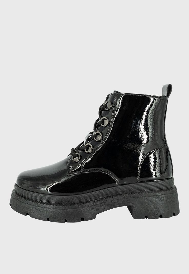 Botin Indo Negro Charol Alquimia-1