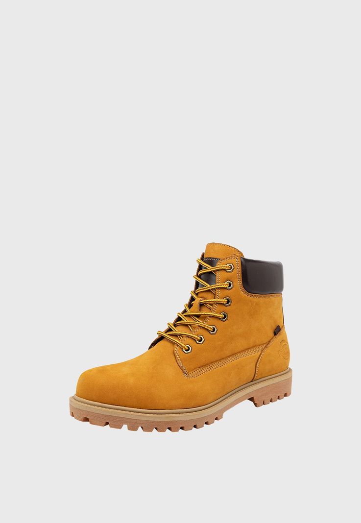 Botin de Cuero Augusto Caramelo London Adixt-0