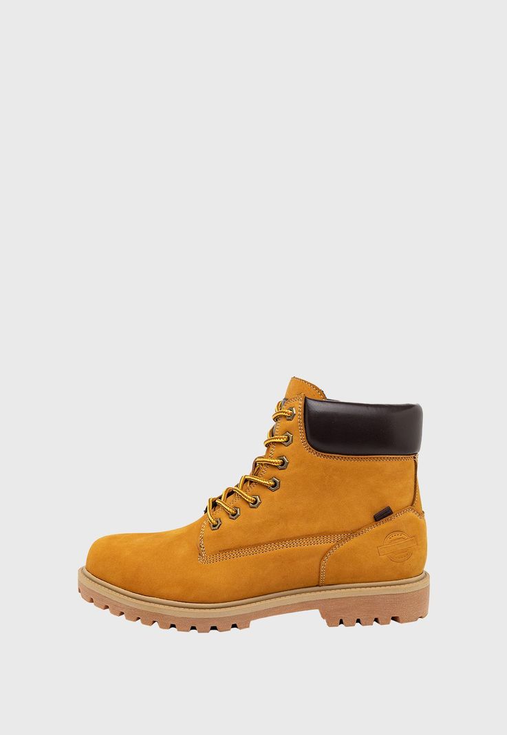 Botin de Cuero Augusto Caramelo London Adixt-1
