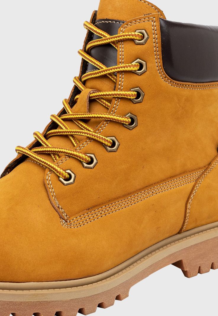 Botin de Cuero Augusto Caramelo London Adixt-3