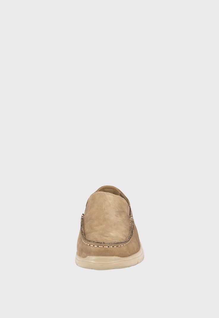 Mocasin de Cuero Pasu Beige London Adixt-2