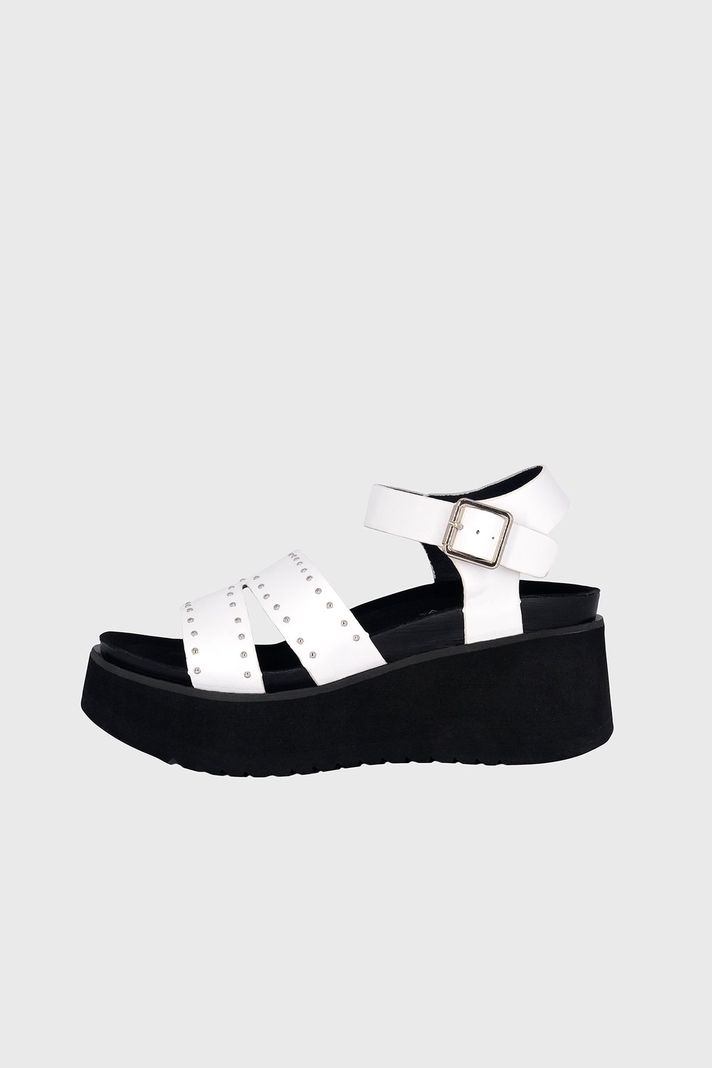 Sandalia Plataforma Gorgeous Blanco Alquimia-1