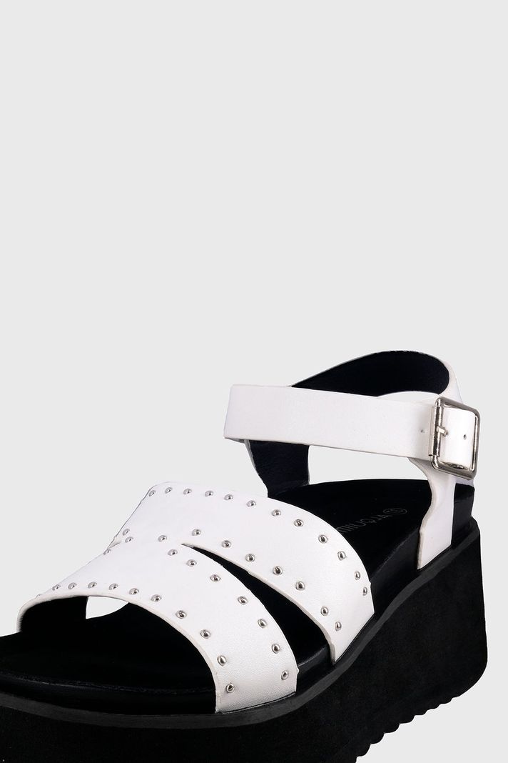 Sandalia Plataforma Gorgeous Blanco Alquimia-3