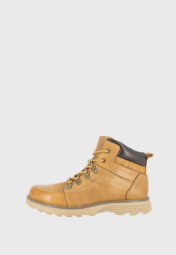 Botin de Cuero Leon Caramelo London Adixt-1