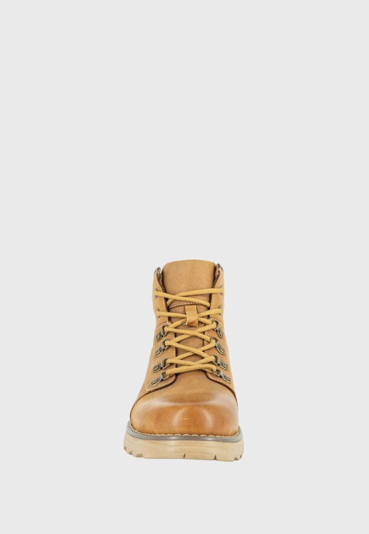 Botin de Cuero Leon Caramelo London Adixt-2