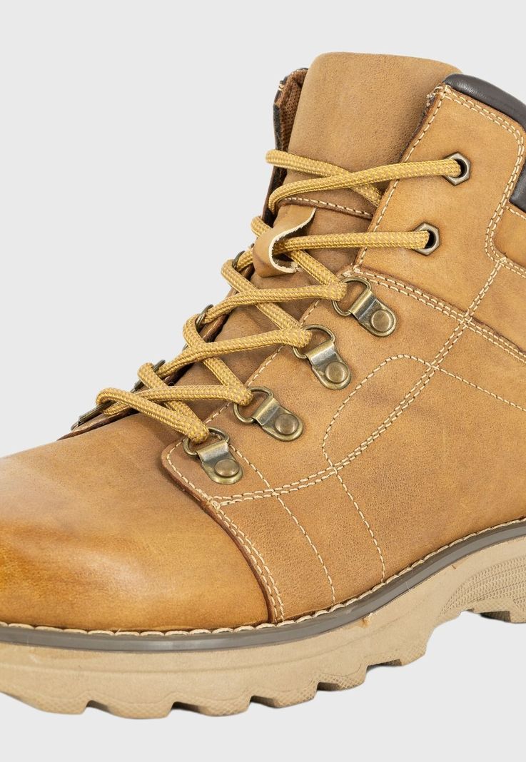 Botin de Cuero Leon Caramelo London Adixt-3