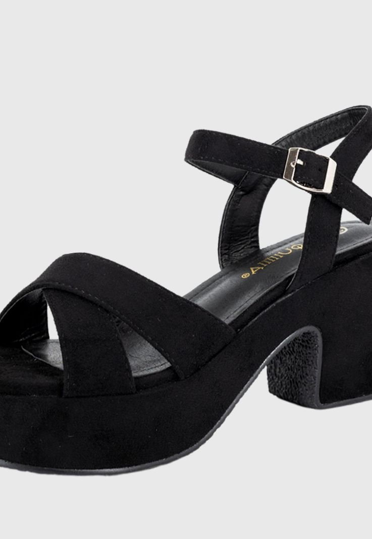 Sandalia de Vestir Savoia Negro Alquimia-3