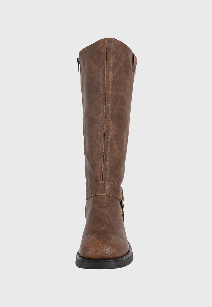 Bota Biker Larga Jessa Cafe Alquimia-2