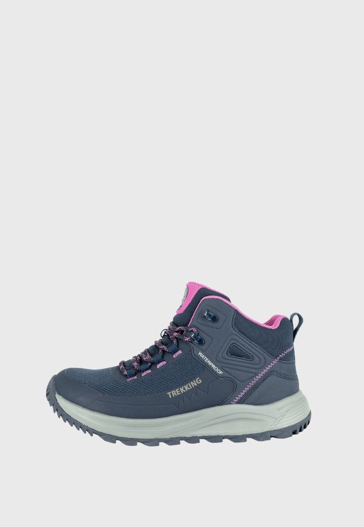 Botin Outdoor Waterproof Rosal Azul Alquimia-1
