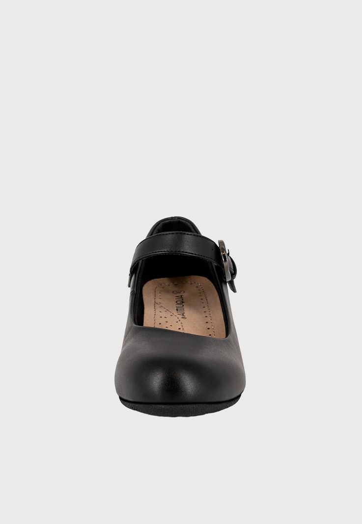 Zapato Infantil Cueca Sara Negro Alquimia-2