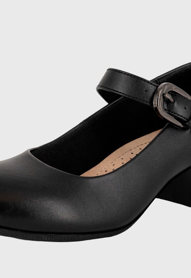 Zapato Infantil Cueca Sara Negro Alquimia-3
