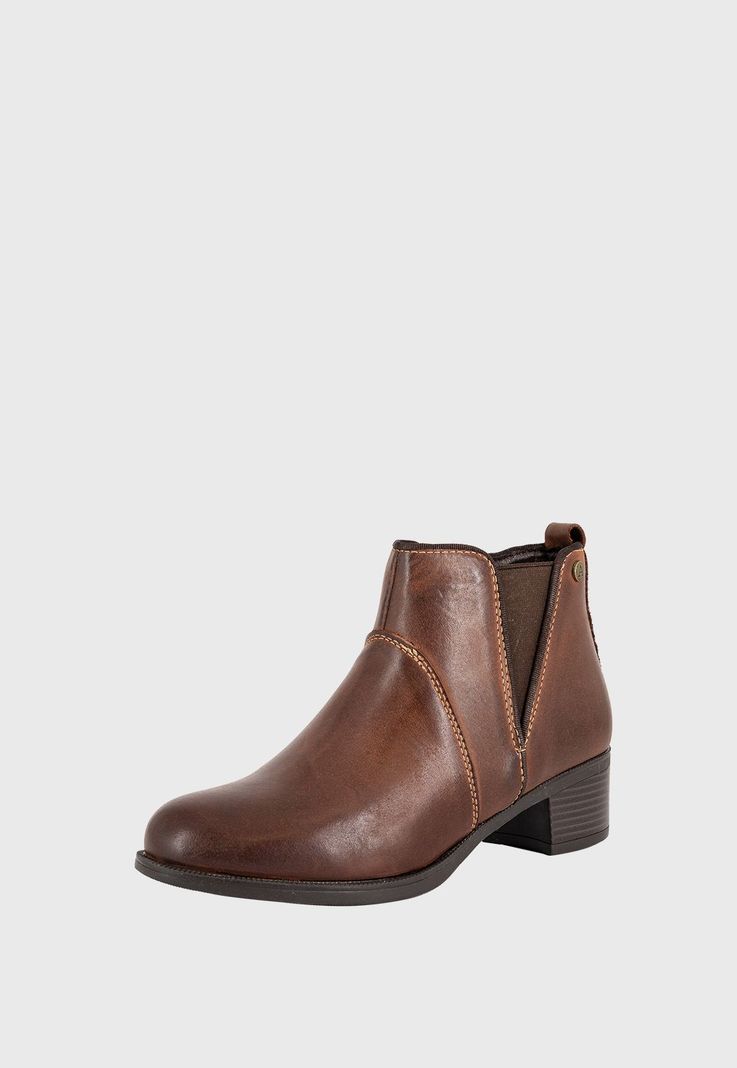 Botin de Cuero Lady Café Alquimia-0