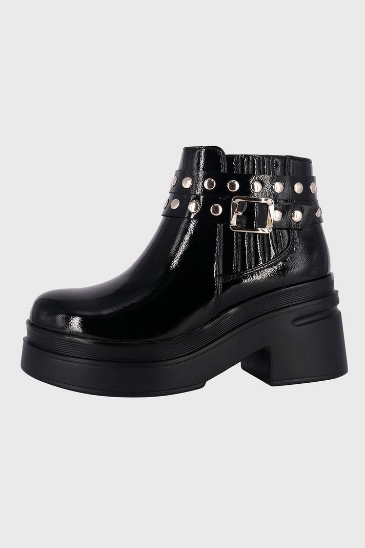 Botin Charme Negro Charol Alquimia-1
