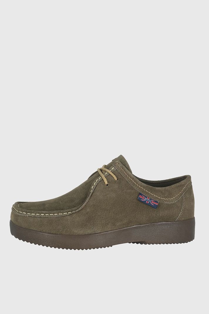 Zapato de Cuero Casual Tostado Thamrin London Adixt-1