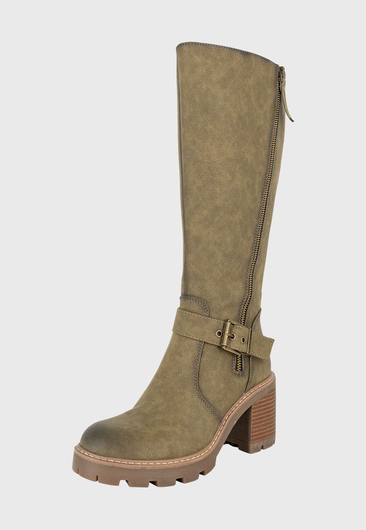 Bota Larga Tana Khaki Alquimia-0