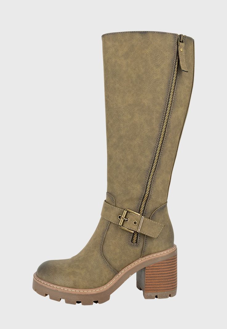 Bota Larga Tana Khaki Alquimia-1