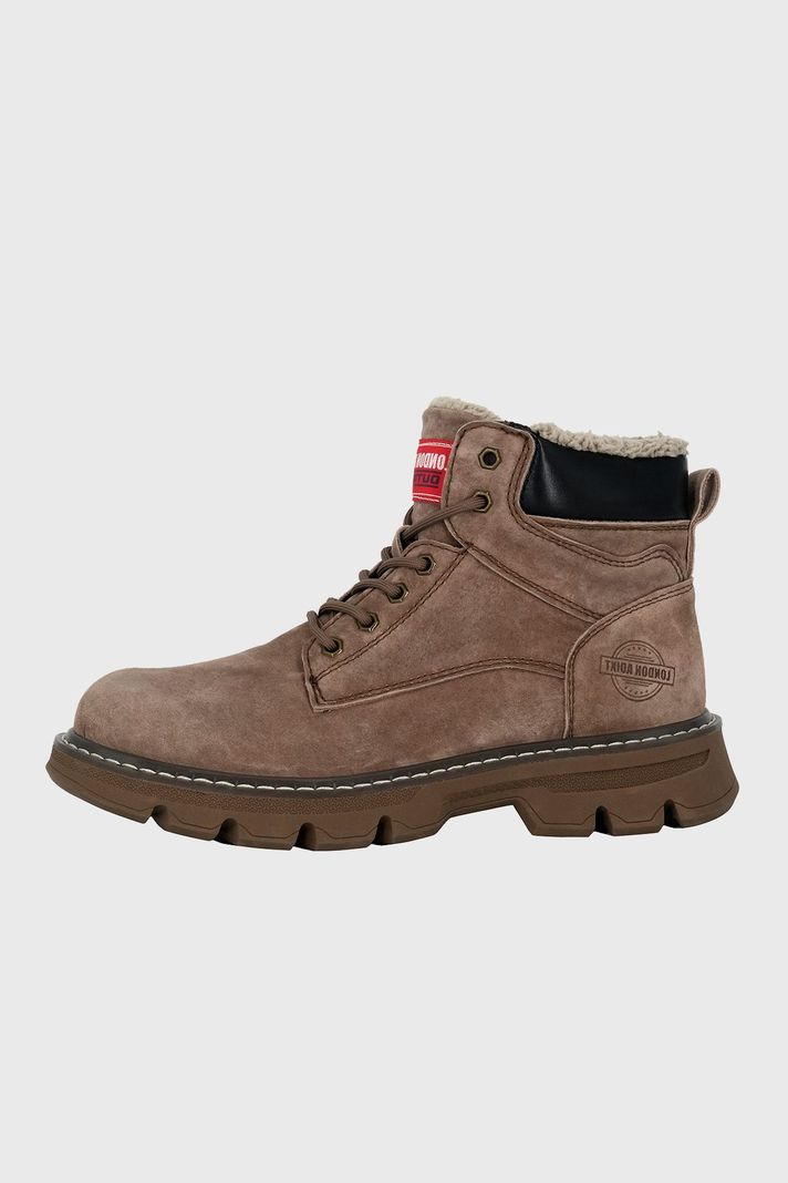 Botin de Cuero con Chiporro Alonso Cafe London Adixt-1