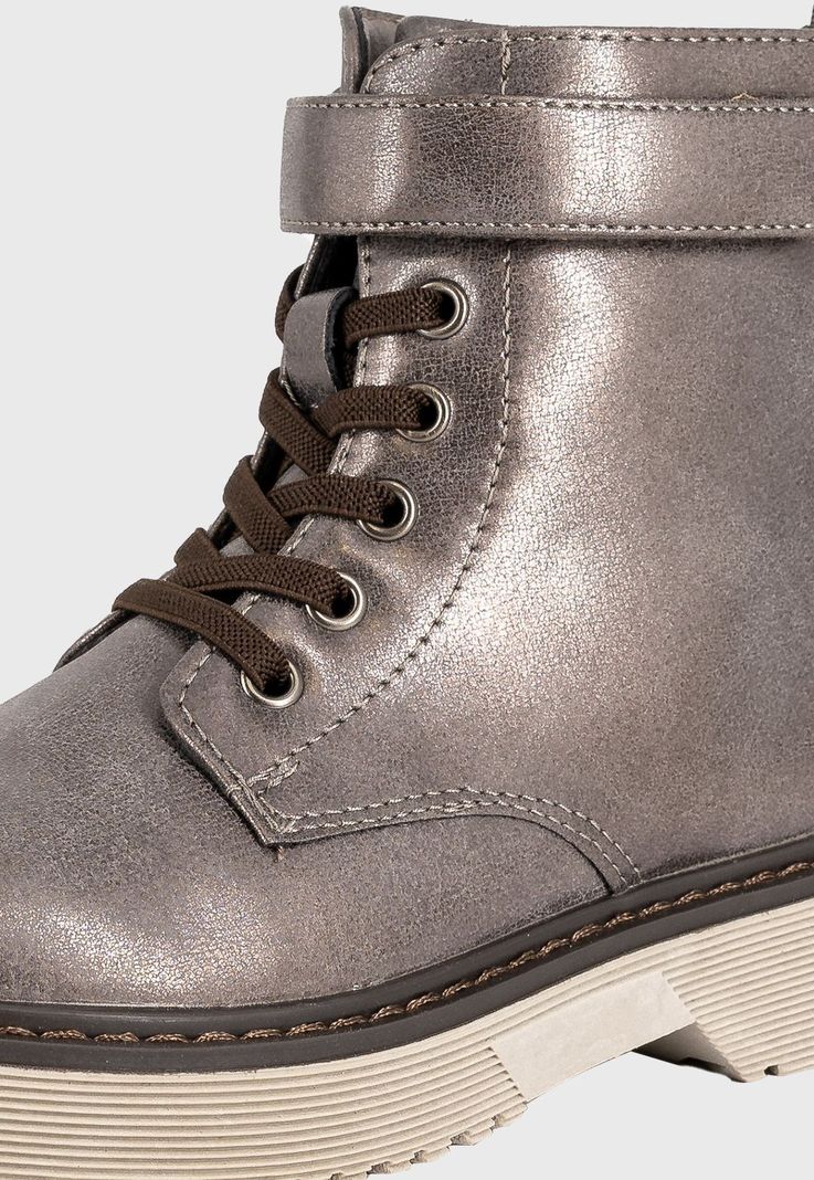 Botin Danica Plateado Bamboo-4
