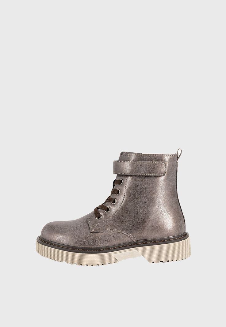 Botin Danica Plateado Bamboo-1