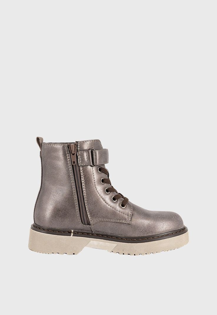 Botin Danica Plateado Bamboo-3