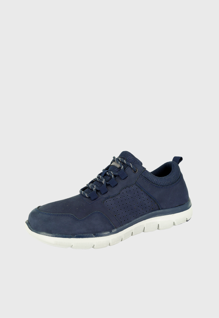 Zapato de Cuero Casual Munia Azul London Adixt-0