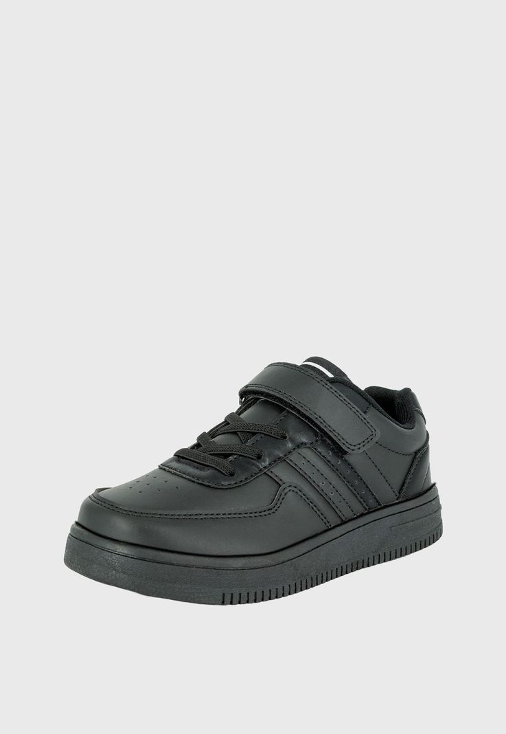 Zapatilla Escolar Jacinto Negro UNS-0