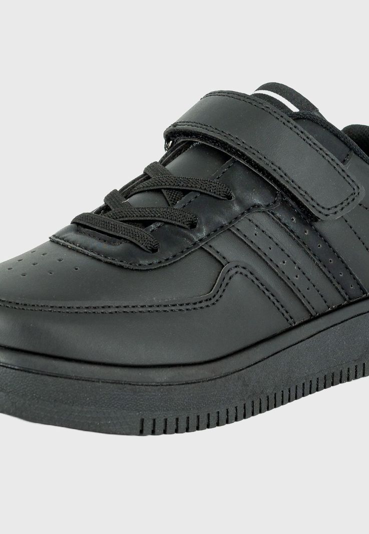 Zapatilla Escolar Jacinto Negro UNS-3