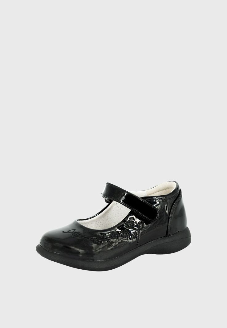 Zapato Cueca Nemésis Negro Charol Bamboo-0