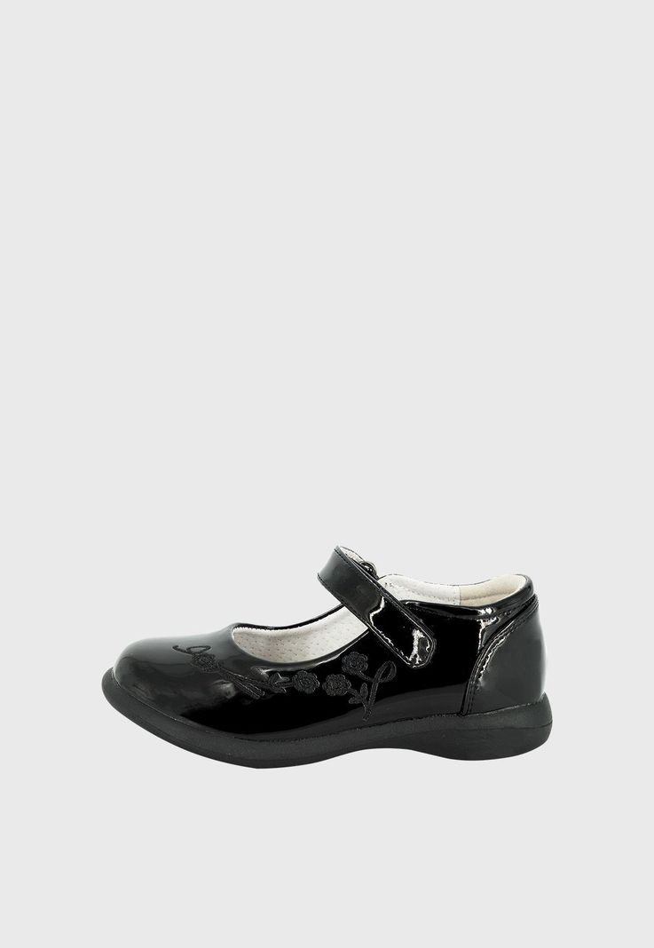 Zapato Cueca Nemésis Negro Charol Bamboo-1