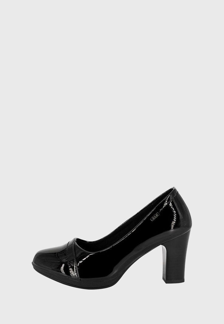 Zapato Formal Sabre Negro Charol Alquimia-1
