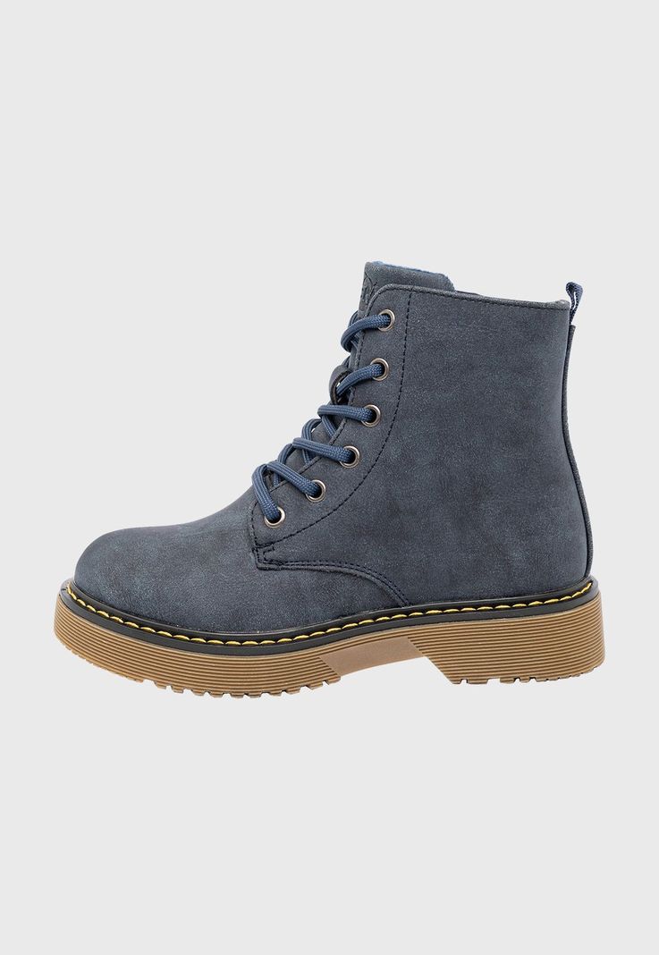 Botin Min Azul Bamboo-1