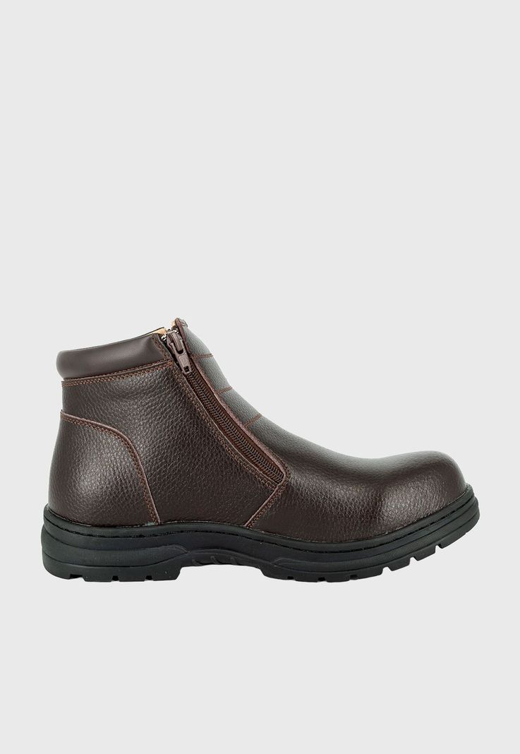 Botin de Cuero con Chiporro Aegir Cafe London Adixt-3