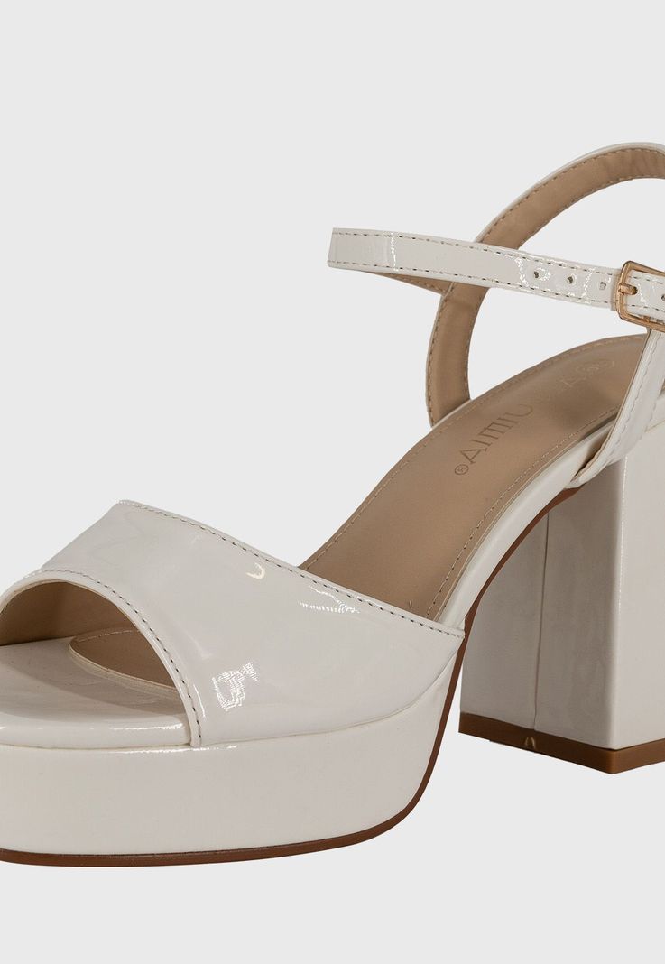 Sandalia de Vestir Amaia Blanco Alquimia-3